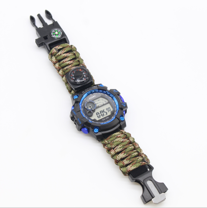 Waterproof Multi-function Survival Watch