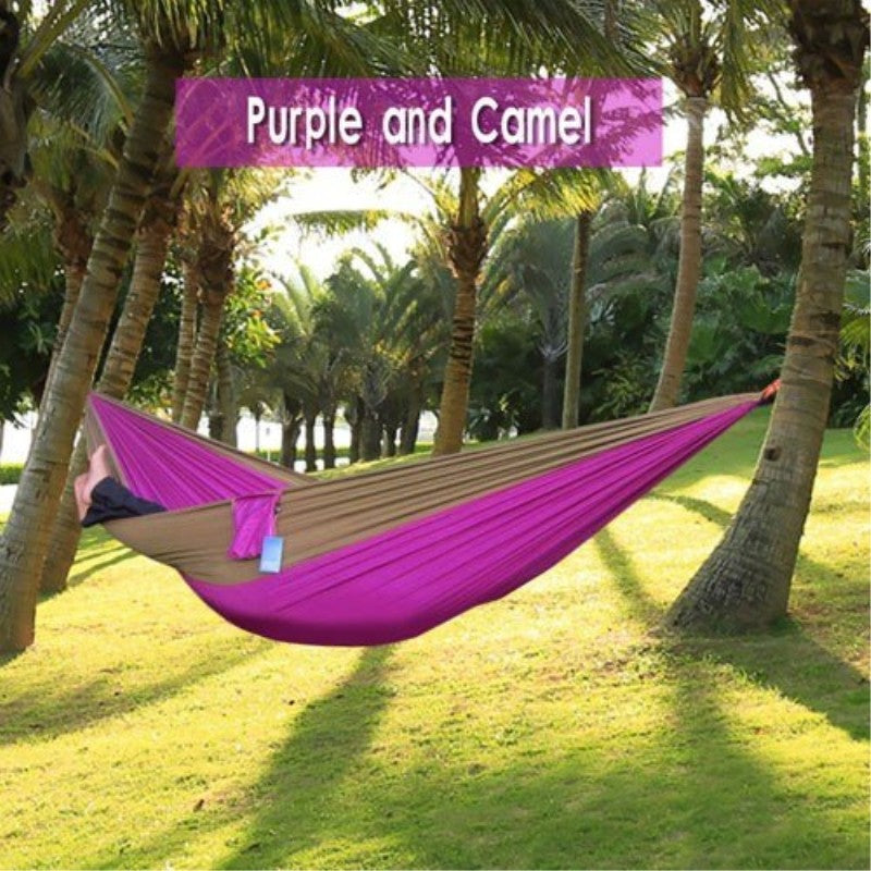 Portable Nylon Parachute Double Hammock