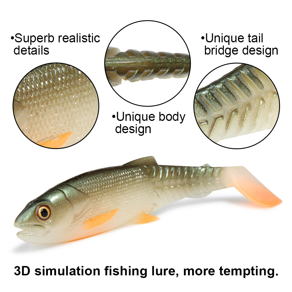 Mimic Fish-shaped Bionic T-tail Sub-Bait Set