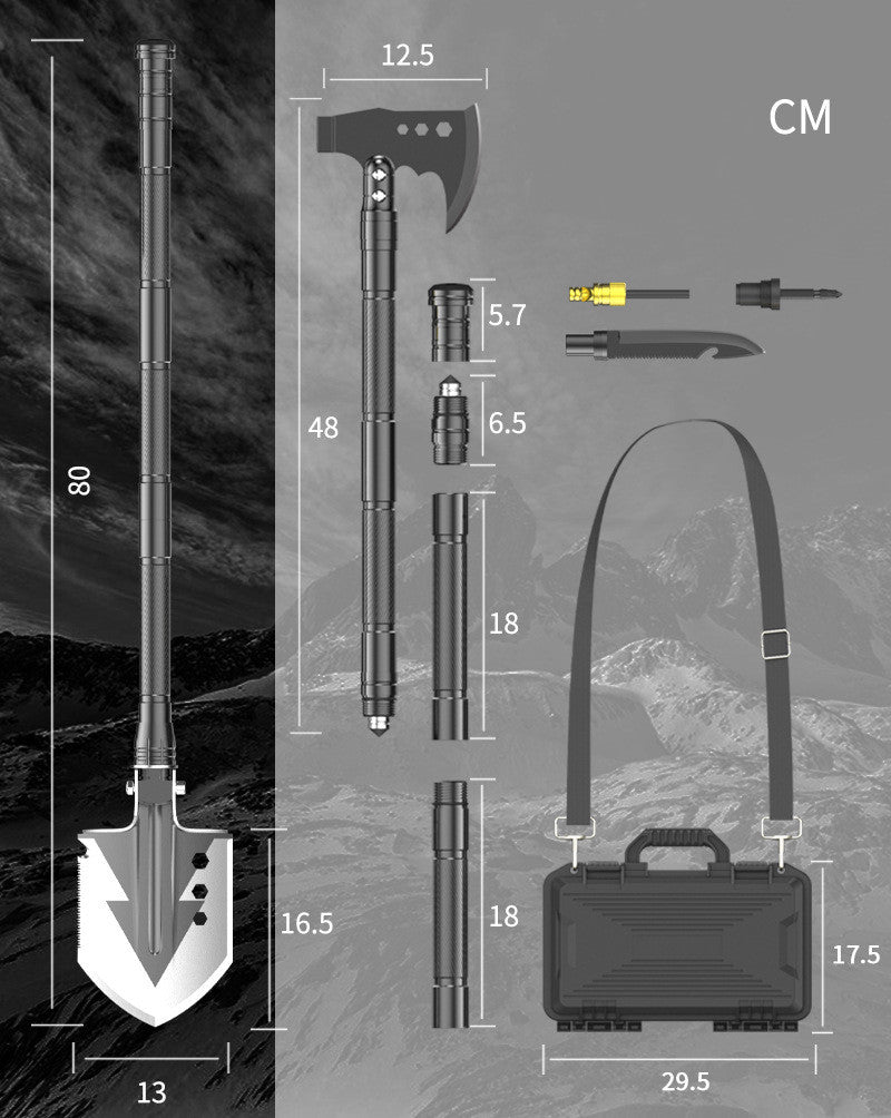 Multi-functional Tactical Shovel