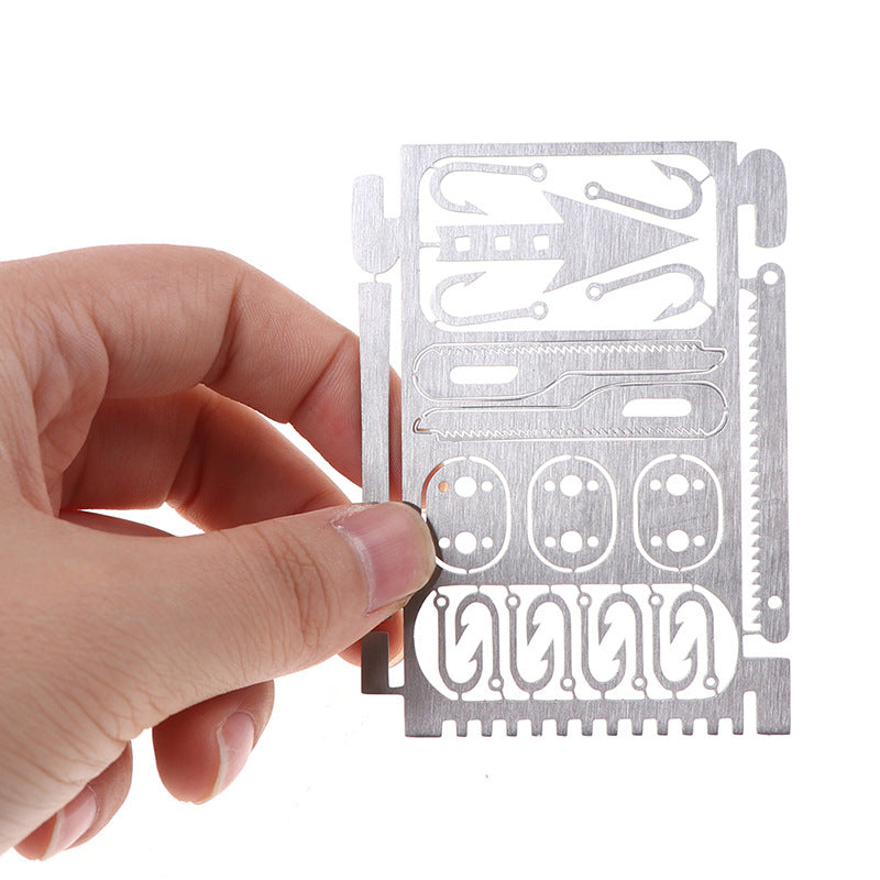 Multifunctional Fish Hooks Tool Card