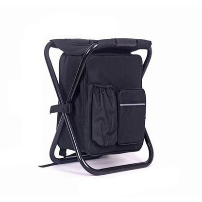 Multifunction Folding Stool/Cooler Backpack