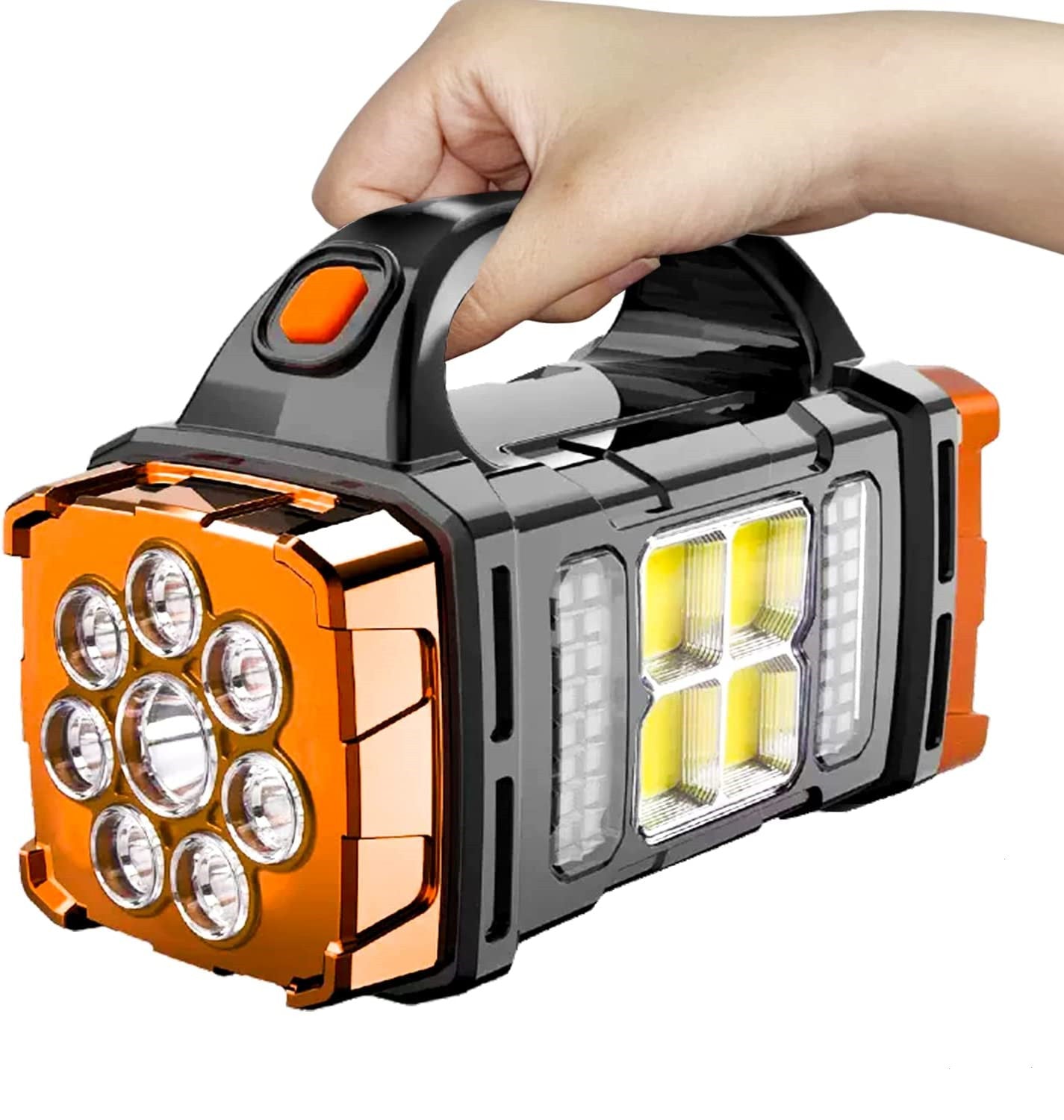 Emergency Two-headed Solar-powered Portable Light