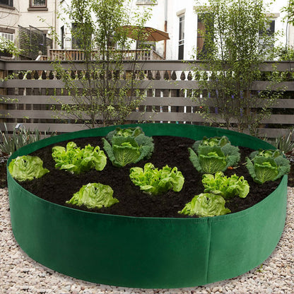 Reusable Felt Raised Round Garden Bed