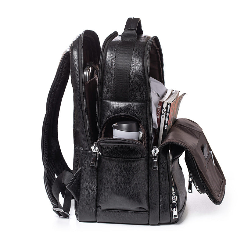 Genuine Leather Travel Backpack