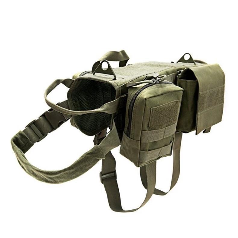 Tactical Dog Harness with Molle Vest