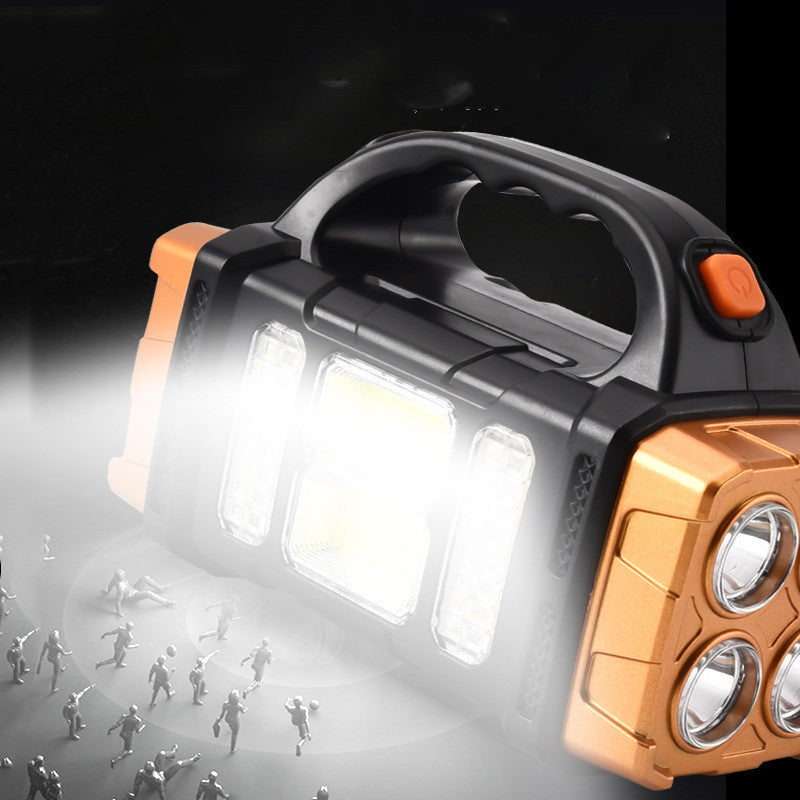 Emergency Two-headed Solar-powered Portable Light