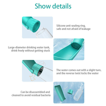 550ml Pet Portable Water Bowl Bottle