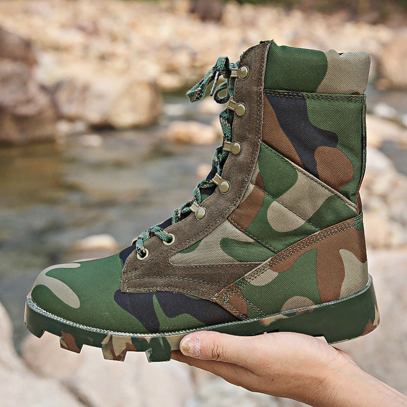 Camo Combat Boots