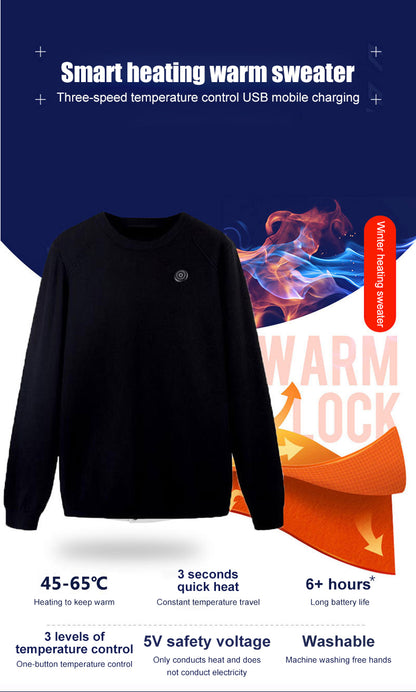 Heated Long Sleeve Sweater