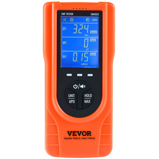 VEVOR Handheld Rechargeable Electromagnetic Field Radiation Detector
