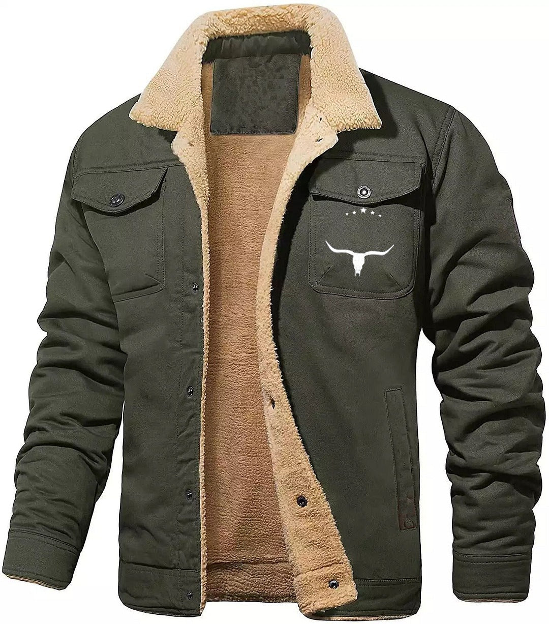 Men's Fleece-lined Winter Jacket