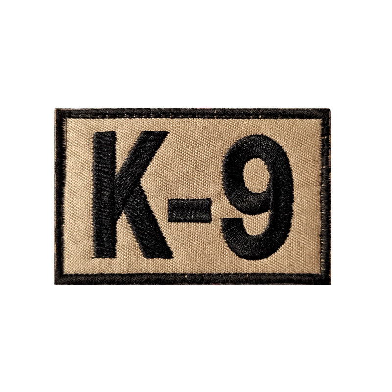 K9 Embroidered Velcro Badge