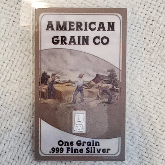 American Grain Co 1 grain .999 fine silver